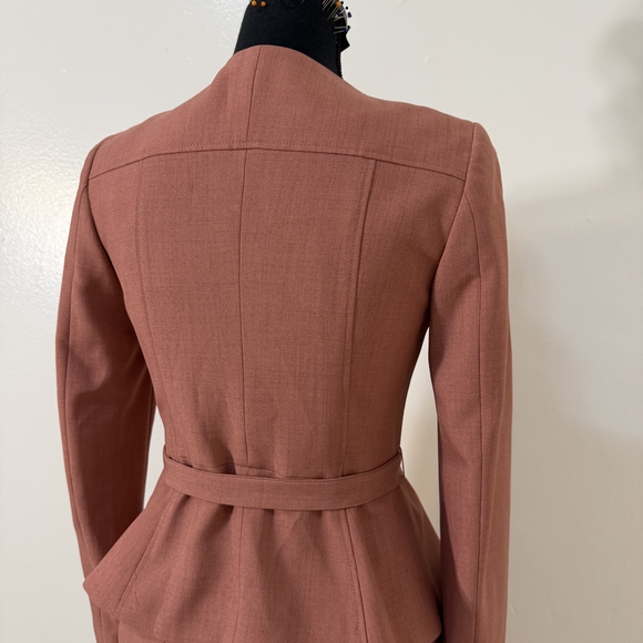 Cleopatre II x May 10 Vietnamese Designer Suit Set –Rust Red/Rust/Terracotta - Picture 9 of 15